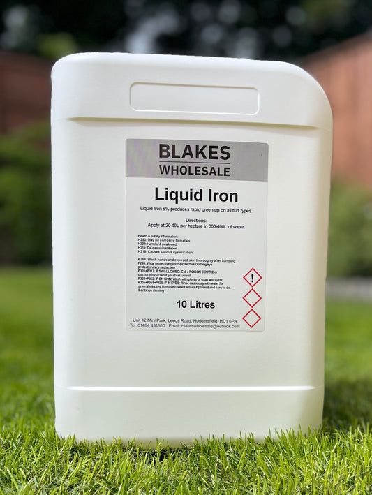 Liquid Iron 6 - Green up  Moss Killer and Turf Hardener 10L
